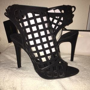 Sexy Black Stiletto Heels size 6.5